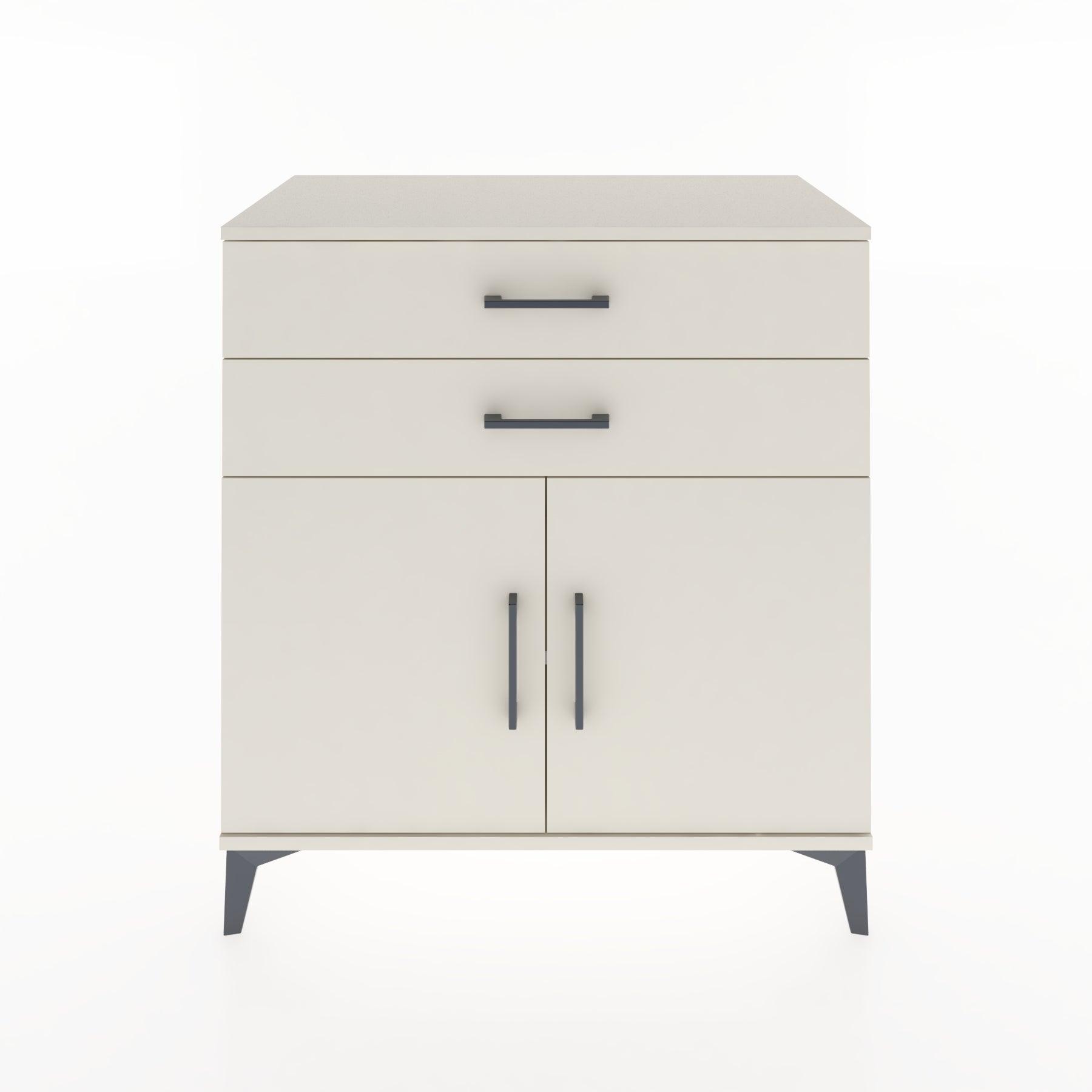 Woodntry Modular Dresser Moonstone 88x44x84 cm with Cover and Drawer KC32-1