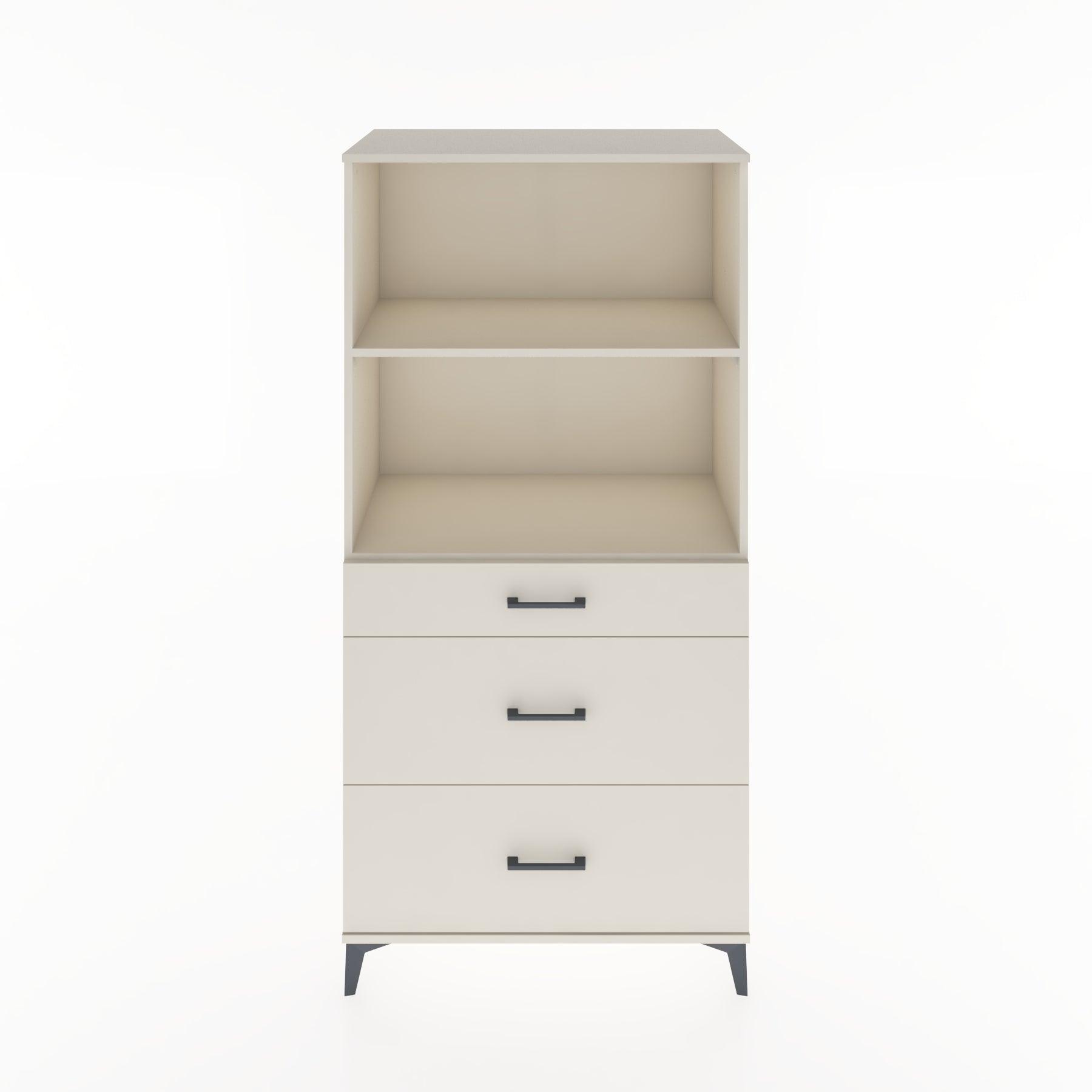 Woodntry Modular Cabinet Moonstone 88x44x170 cm with Drawers and Shelves CR48-1