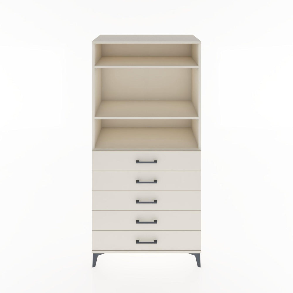 Woodntry Modular Cabinet Moonstone 88x44x170 cm with Drawers and Shelves CR35-1