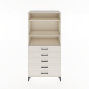 Woodntry Modular Cabinet Moonstone 88x44x170 cm with Drawers and Shelves CR35-1