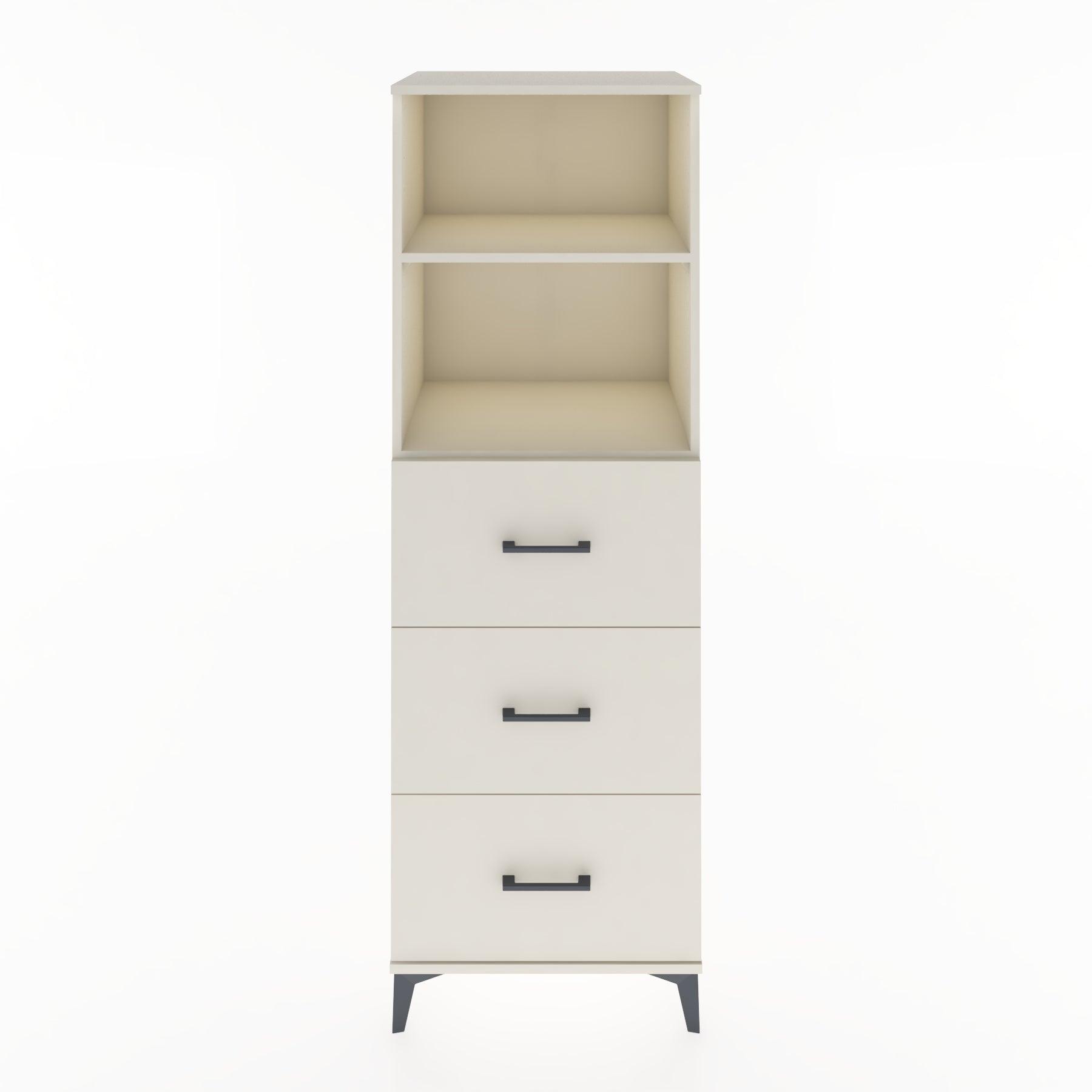Woodntry Modüler Dolap Aytaşı 60x44x170 cm Çekmeceli ve Raflı CR51-1