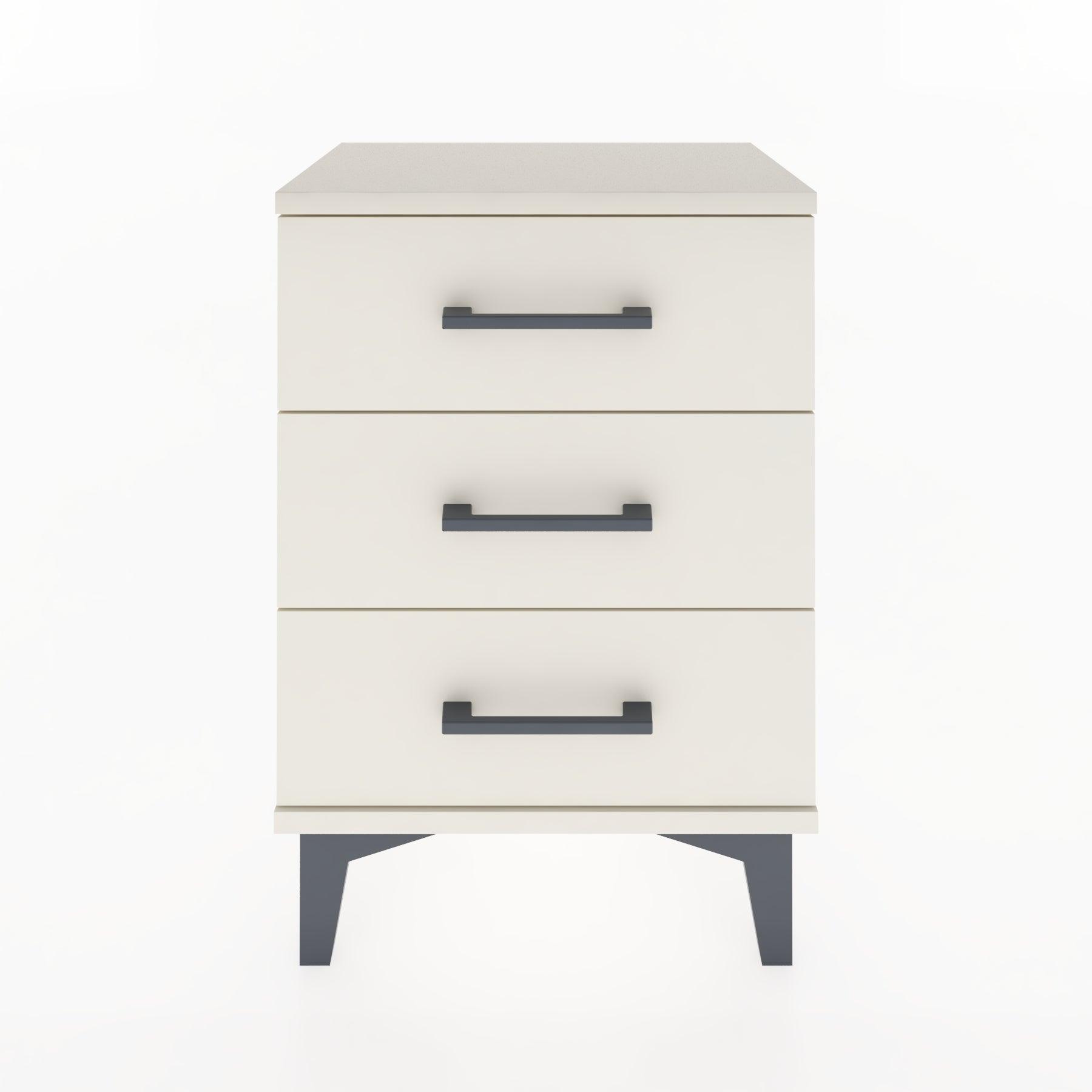 Woodntry Modüler Komodin Üç Çekmeceli 44x30x52 cm Aytaşı - Woodntry