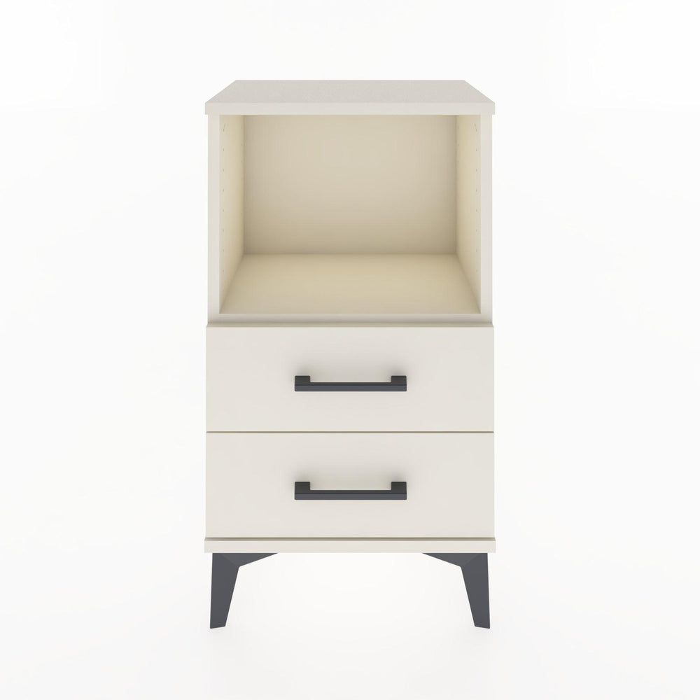 Woodntry Modüler Komodin 2 Çekmece ve Raflı V2 44x30x68 cm Aytaşı - Woodntry