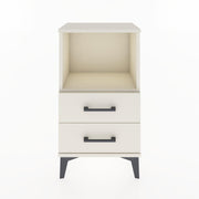 Woodntry Modüler Komodin 2 Çekmece ve Raflı V2 44x30x68 cm Aytaşı - Woodntry