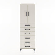 Woodntry Modular Cabinet Moonstone 60x44x170 cm with Doors and Drawers KC3-1