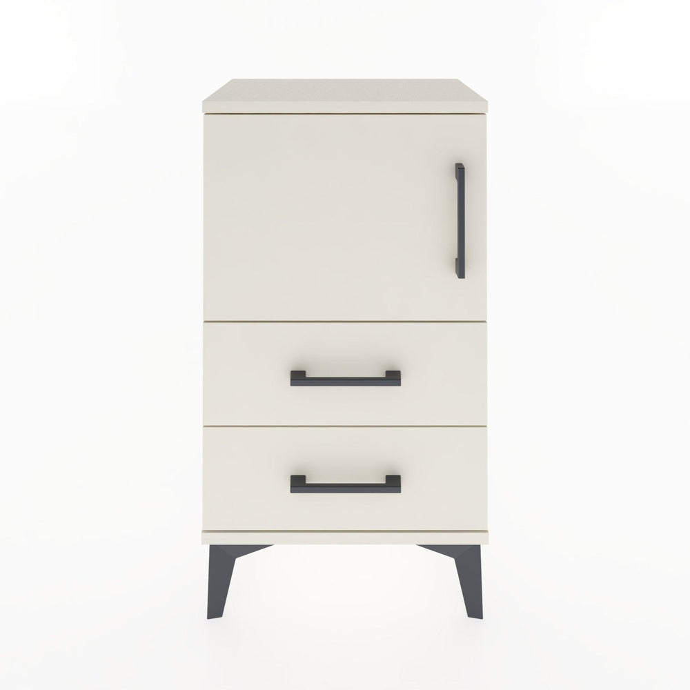 Woodntry Modüler Komodin Kapaklı 2 Çekmeceli 44x30x68 cm Aytaşı - Woodntry