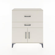 Woodntry Modüler Şifonyer Aytaşı 88x30x94 cm Kapaklı ve Çekmeceli KC12-1