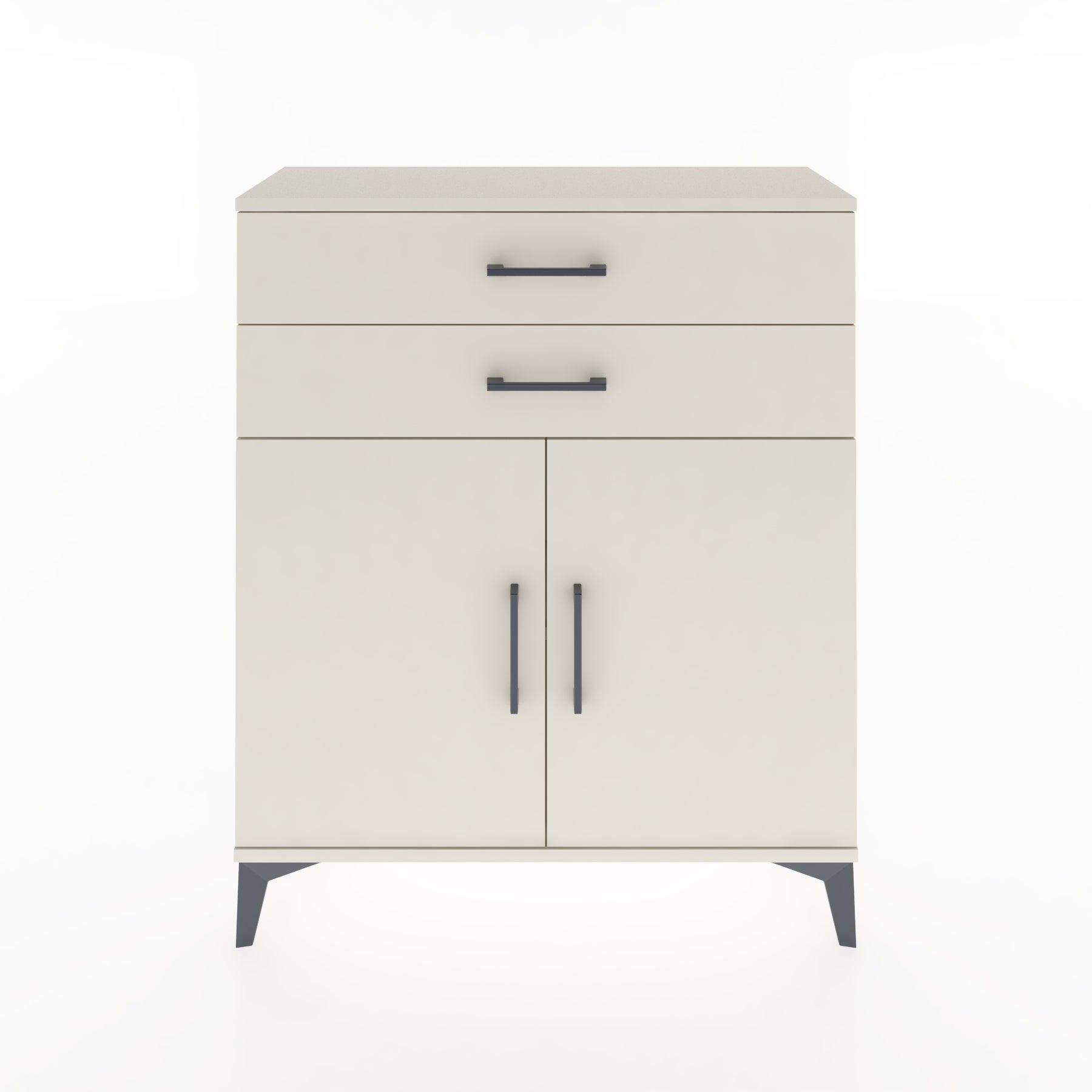 Woodntry Modüler Şifonyer Aytaşı 88x30x94 cm Kapaklı ve Çekmeceli KC3-1