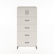 Woodntry Modular Cabinet Moonstone 88x44x170 cm with Doors and Drawers KC25-1