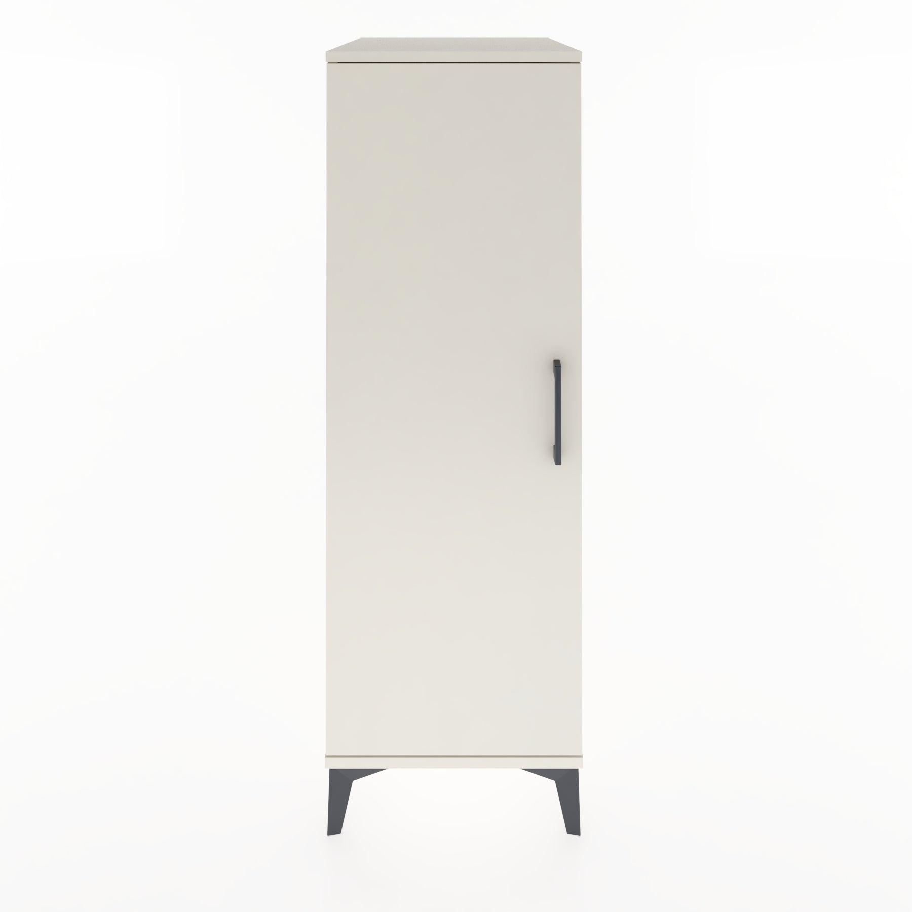 Woodntry Modular Cabinet Moonstone 44x30x122 cm with Cover K1-1