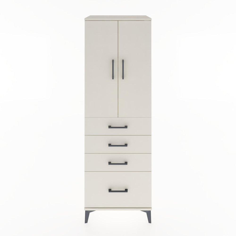 Woodntry Modular Cabinet Moonstone 60x44x170 cm with Doors and Drawers KC13-1