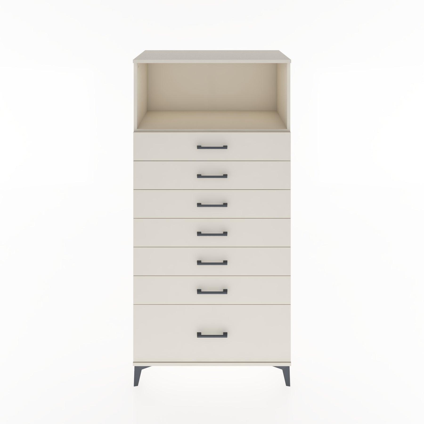 Woodntry Modular Cabinet Moonstone 88x44x170 cm with Drawers and Shelves CR38-1