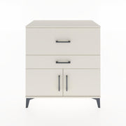 Woodntry Modular Dresser Moonstone 88x44x84 cm with Cover and Drawer KC106-1