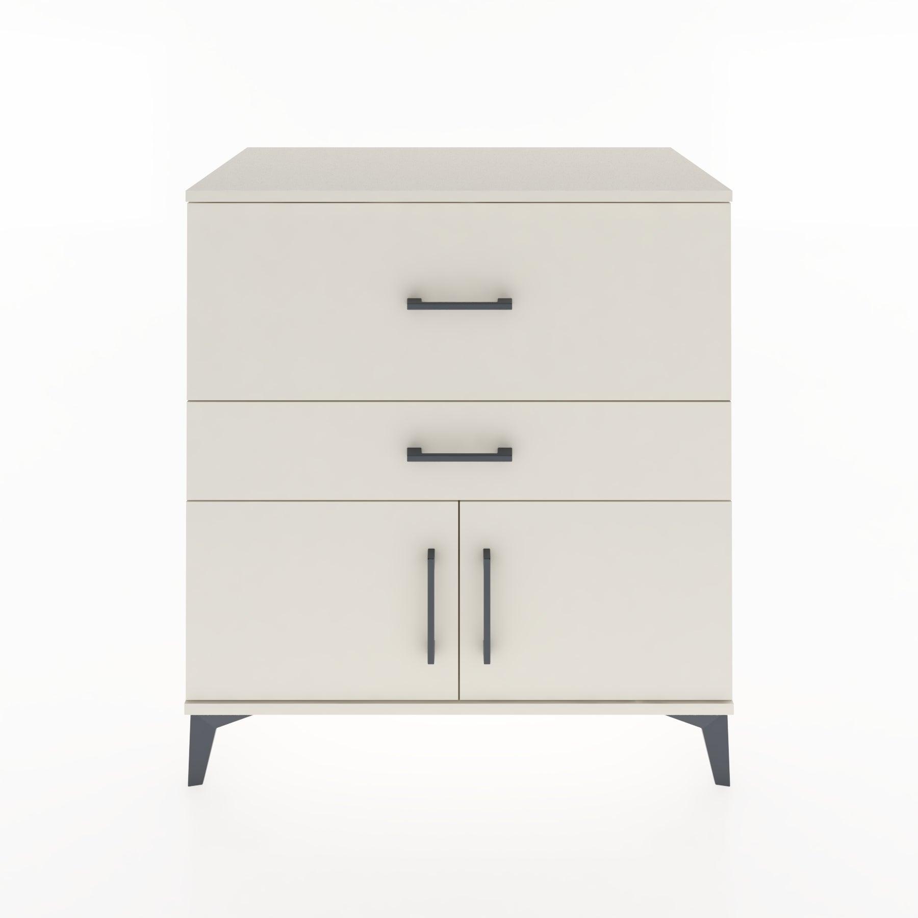 Woodntry Modular Dresser Moonstone 88x44x84 cm with Cover and Drawer KC106-1