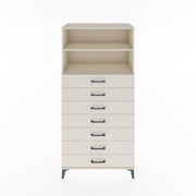 Woodntry Modular Cabinet Moonstone 88x44x170 cm with Drawers and Shelves CR33-1