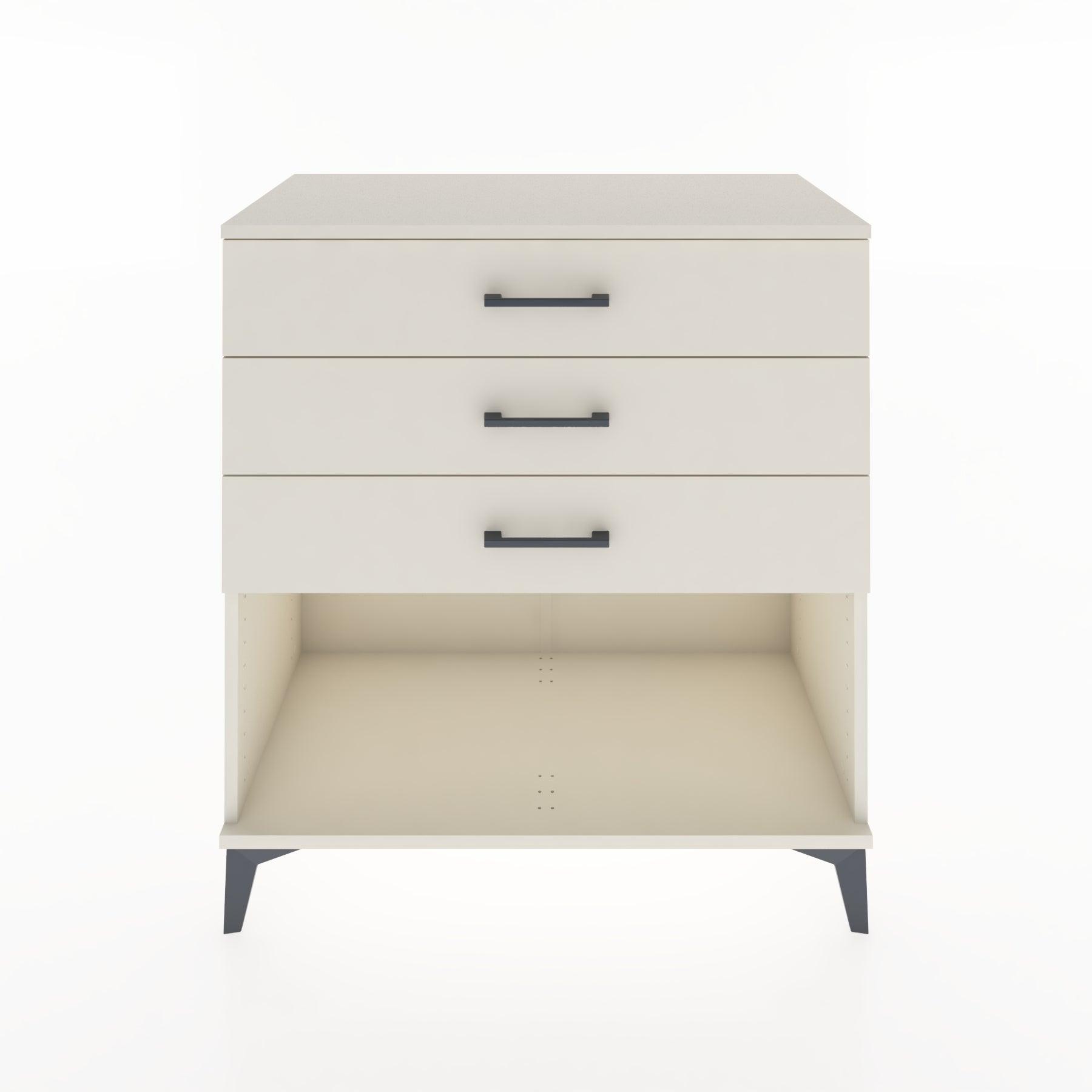 Woodntry Modüler Şifonyer Aytaşı 88x44x84 cm Çekmeceli ve Raflı CR11-1