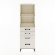 Woodntry Modular Cabinet Moonstone 60x44x170 cm with Drawers and Shelves CR41-1