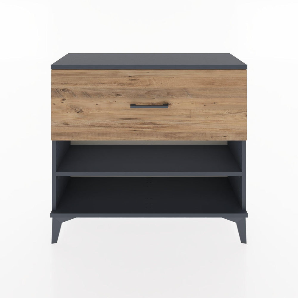 Woodntry Modüler Şifonyer Çekmece ve Raf 88x30x68 cm Antrasit - Woodntry