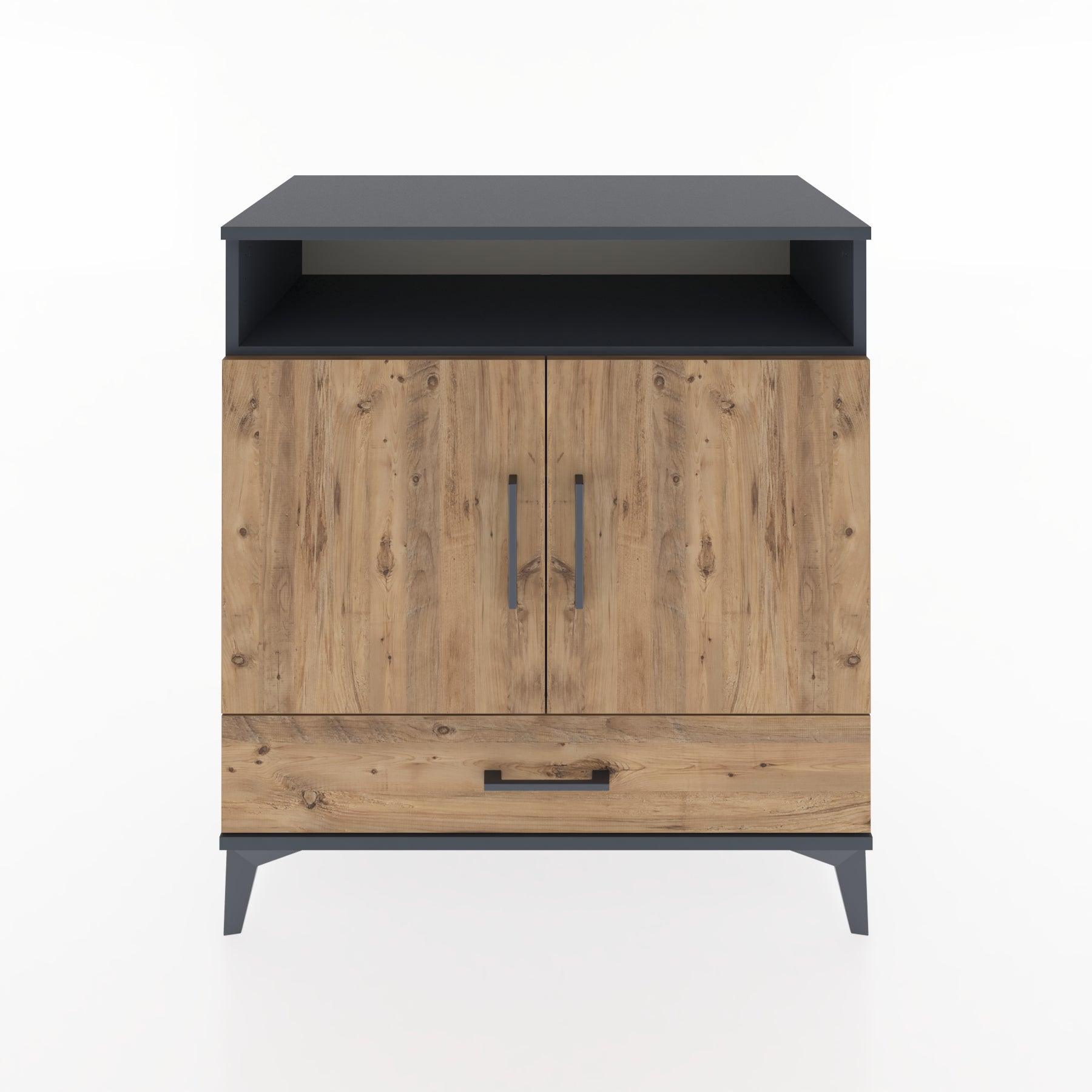 Woodntry Modular Dresser Anthracite 88x44x84 cm Functional F61-2