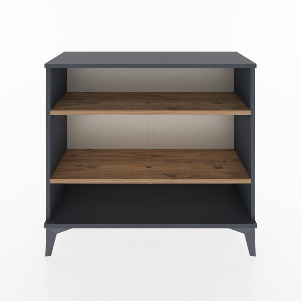 Woodntry Modüler Şifonyer İki Raflı 88x30x68 cm Antrasit - Woodntry