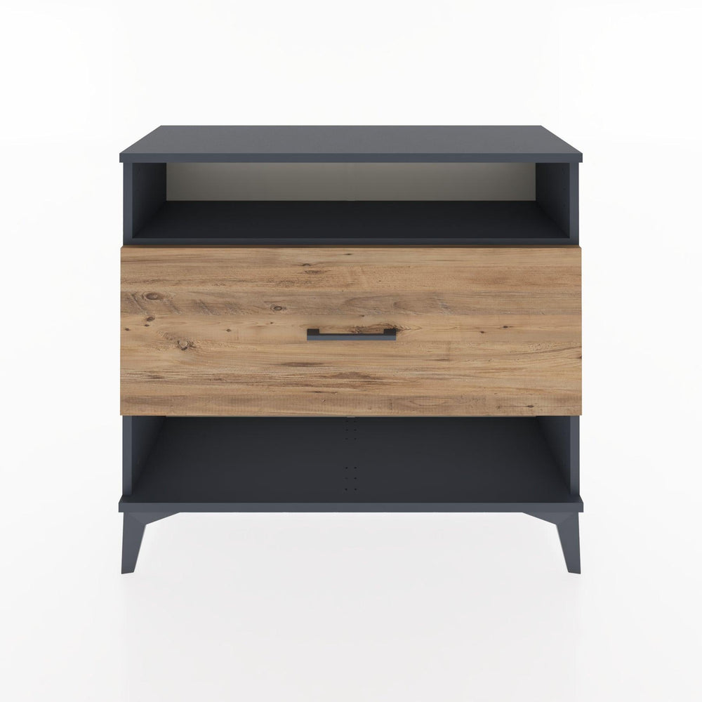 Woodntry Modüler Şifonyer Raf ve Çekmece V2 88x30x68 cm Antrasit - Woodntry