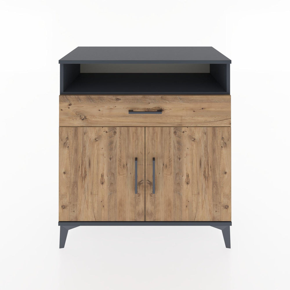 Woodntry Modular Dresser Anthracite 88x44x84 cm Functional F36-2