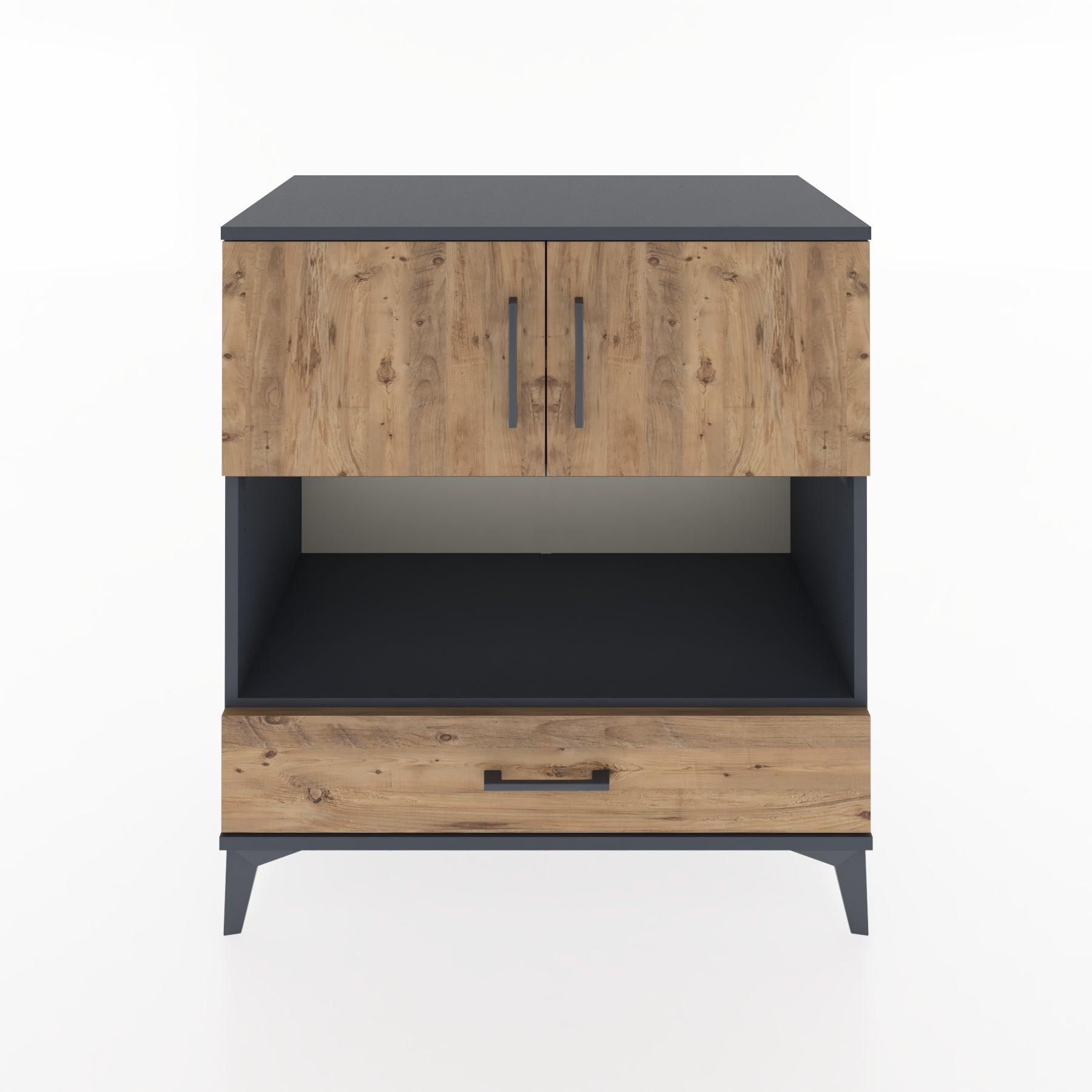 Woodntry Modular Dresser Anthracite 88x44x84 cm Functional F95-2