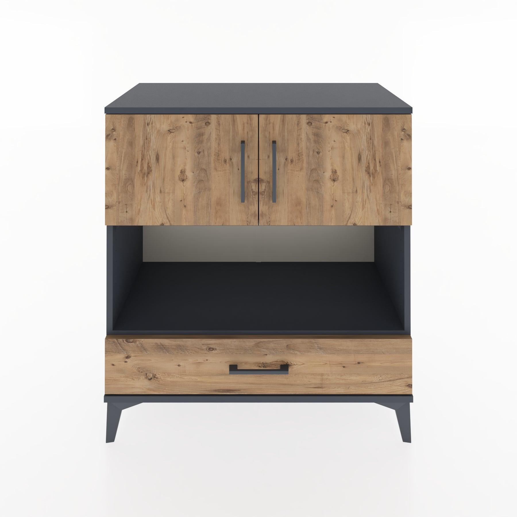 Woodntry Modular Dresser Anthracite 88x44x84 cm Functional F96-2