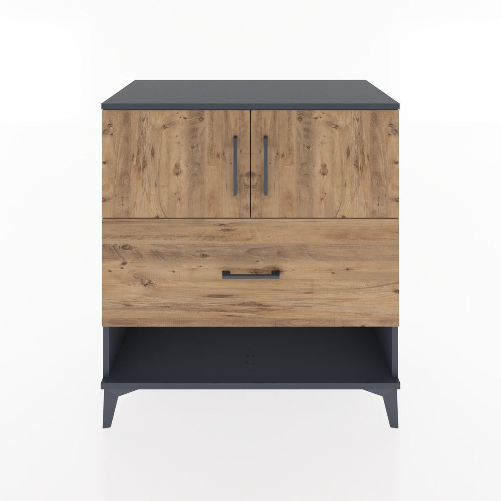 Woodntry Modular Dresser Anthracite 88x44x84 cm Functional F119-2