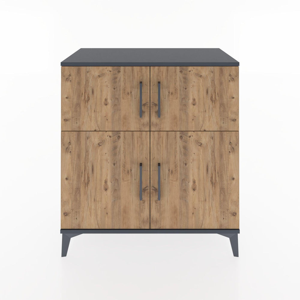 Woodntry Modular Dresser Anthracite 88x44x84 cm Covered K57-2