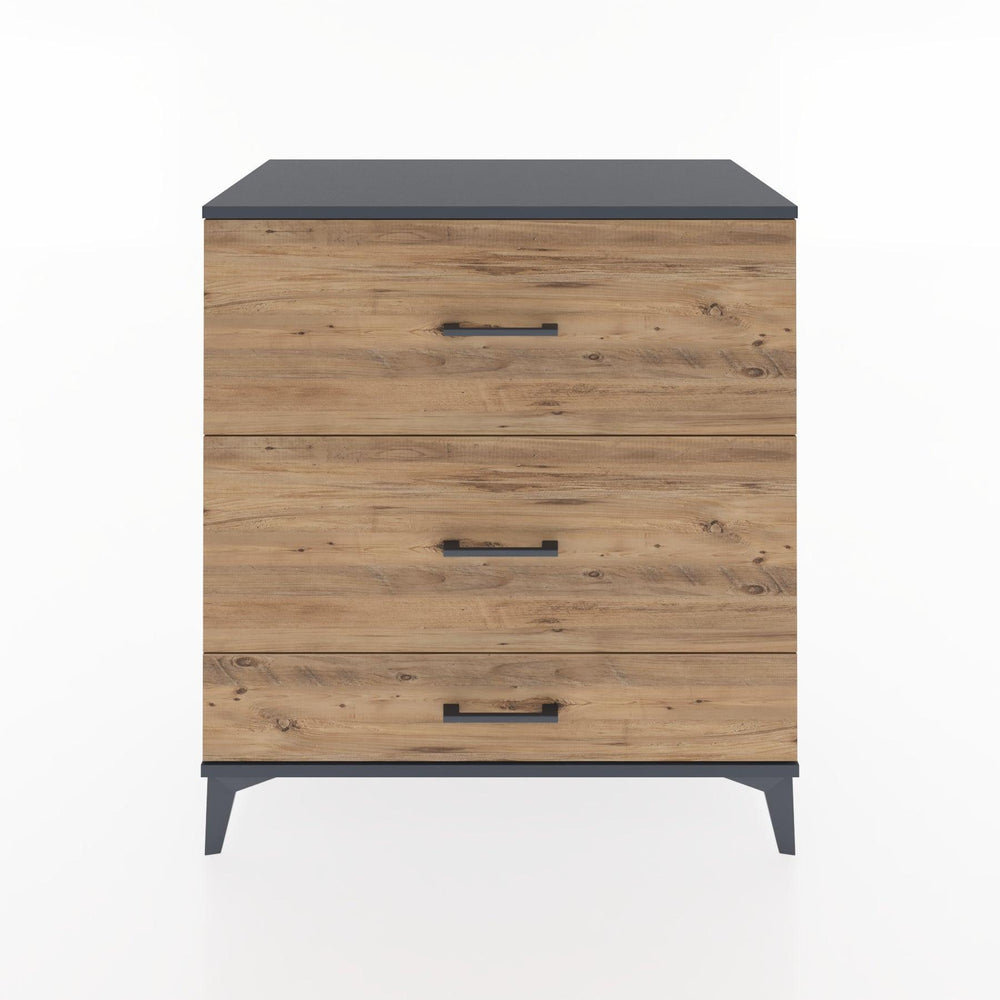Woodntry Modular Dresser Anthracite 88x44x84 cm Drawer C6-2