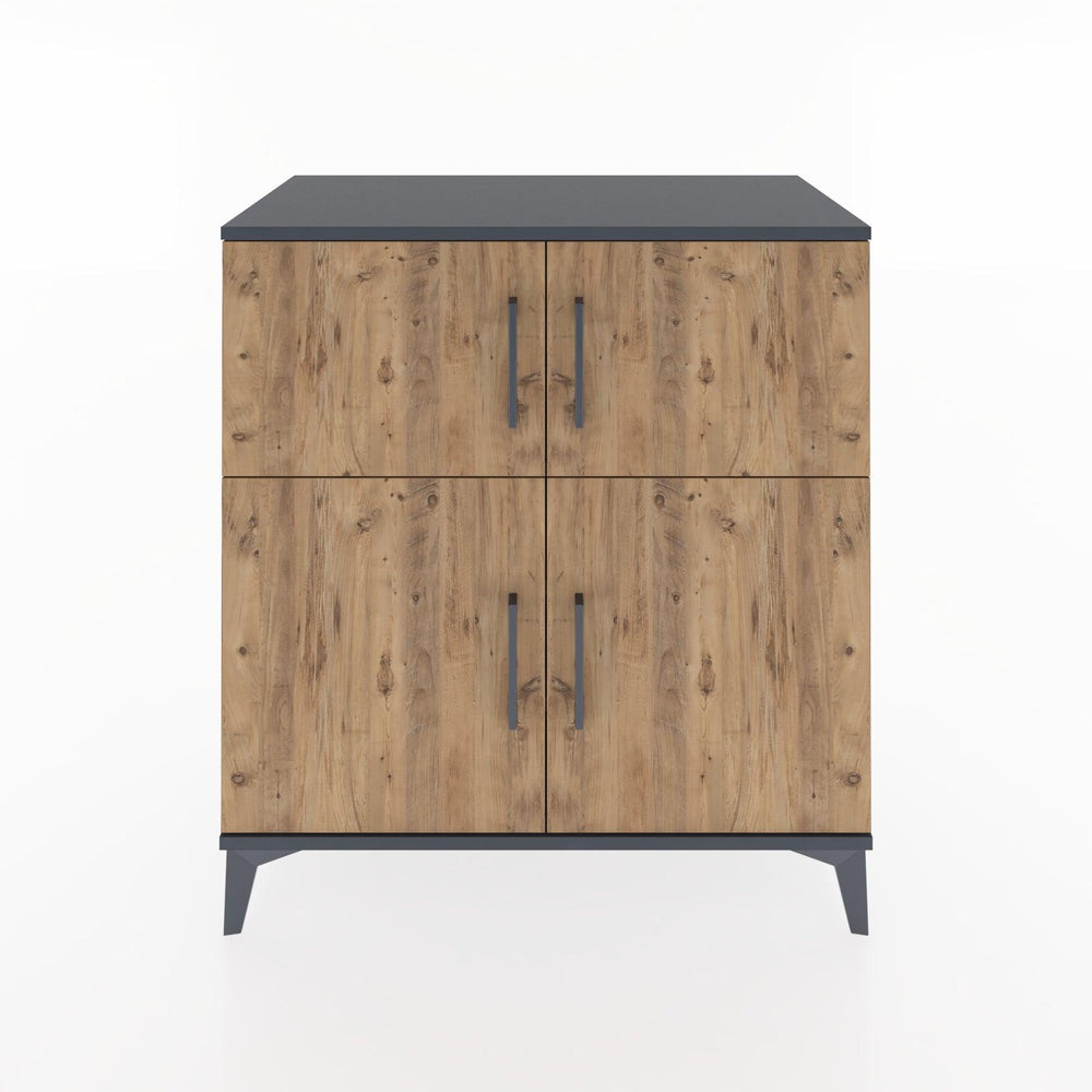 Woodntry Modular Dresser Anthracite 88x44x84 cm Covered K54-2