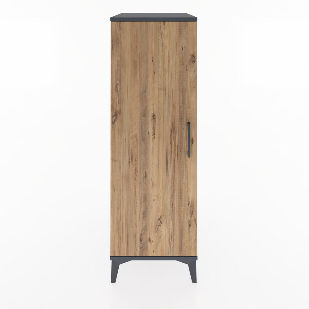 Woodntry Modular Cabinet Anthracite 44x59x122 cm with Door K1-2