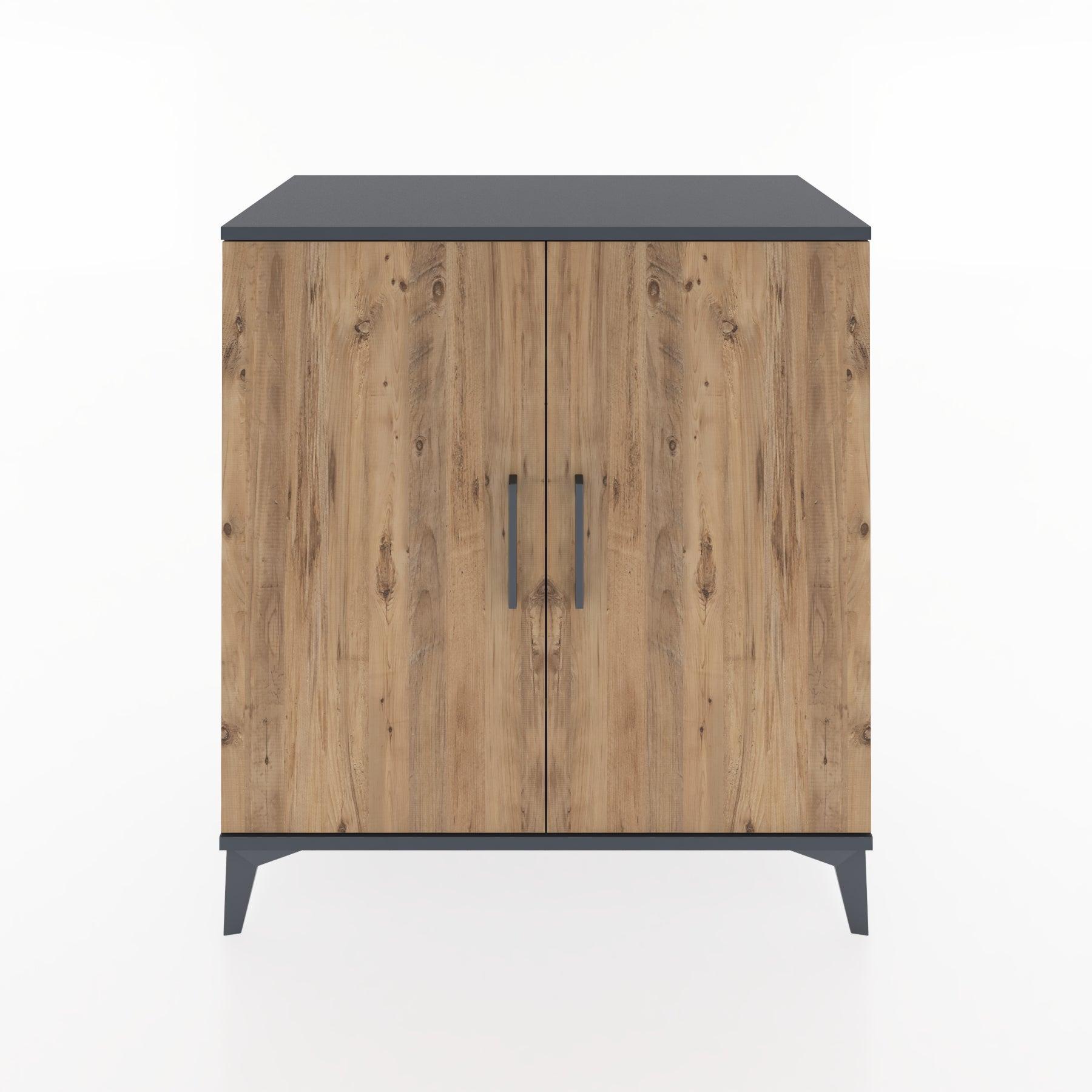 Woodntry Modular Dresser Anthracite 88x44x84 cm with Cover K88-2