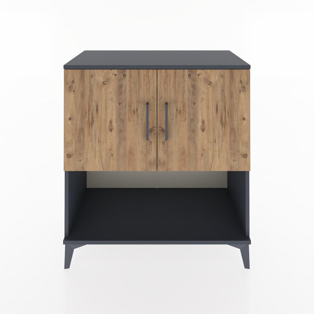 Woodntry Modular Dresser Anthracite 88x44x84 cm with Cover and Shelf KR44-2