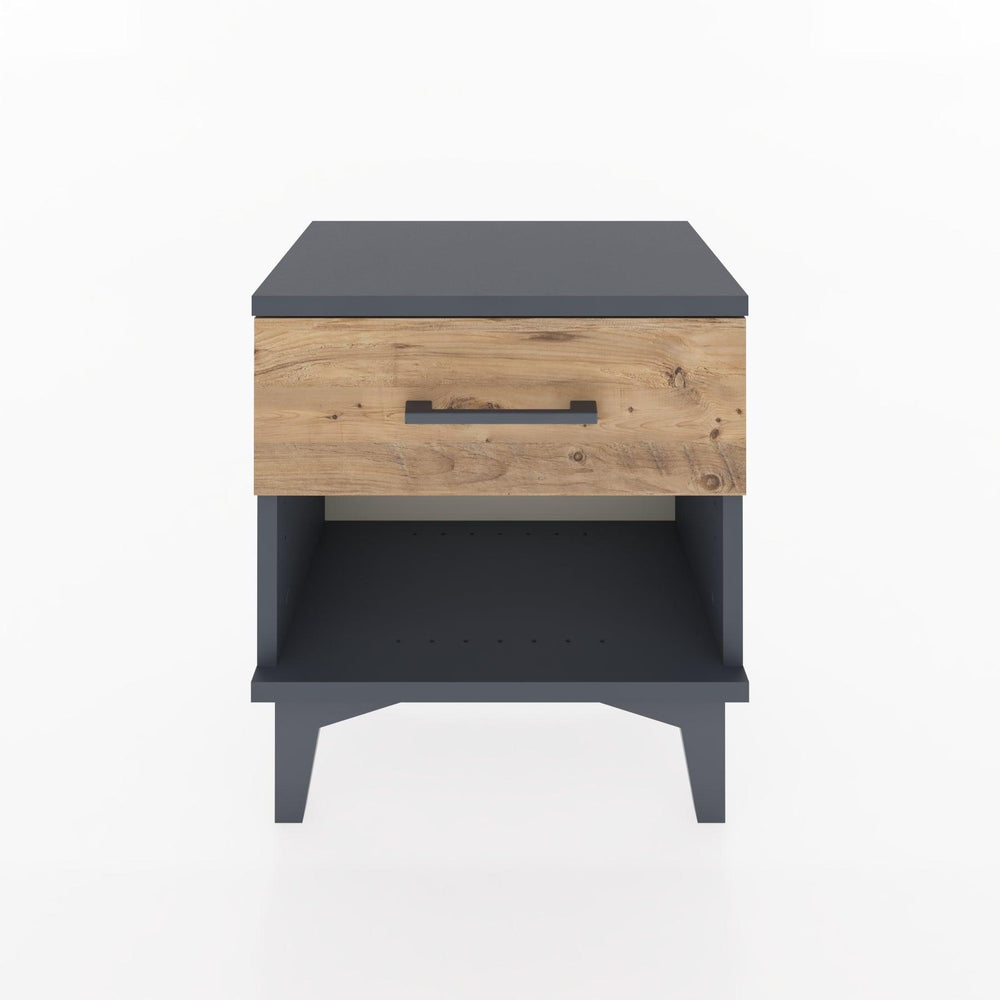 Woodntry Modüler Komodin Çekmece ve Raf 44x30x36 cm Antrasit - Woodntry