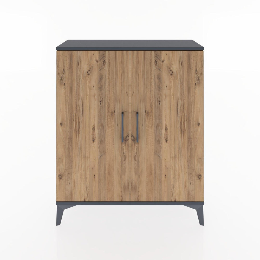 Woodntry Modular Dresser Anthracite 88x30x94 cm with Cover K5-2