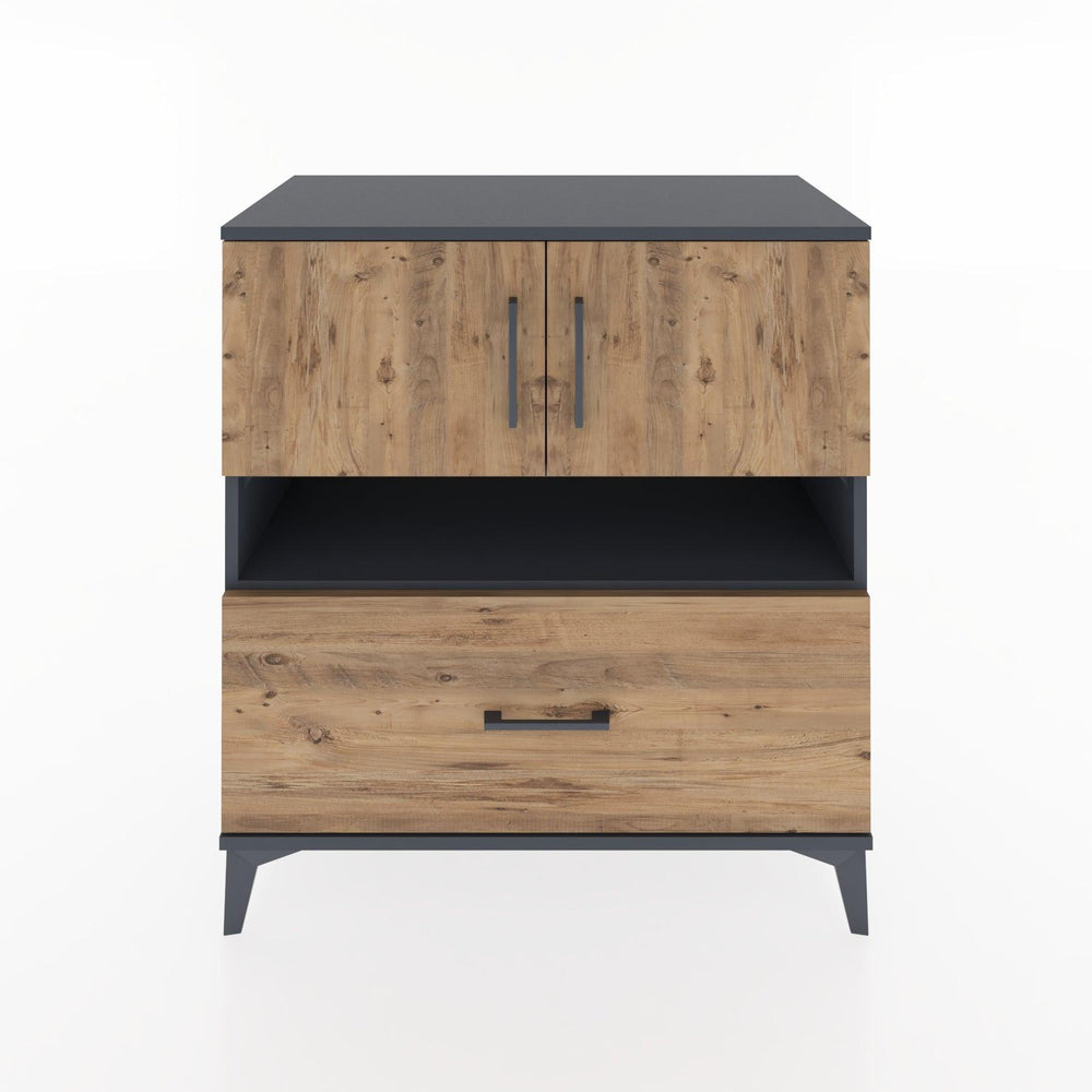Woodntry Modular Dresser Anthracite 88x44x84 cm Functional F111-2