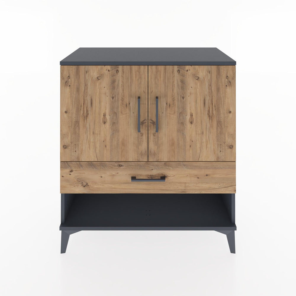 Woodntry Modular Dresser Anthracite 88x44x84 cm Functional F27-2