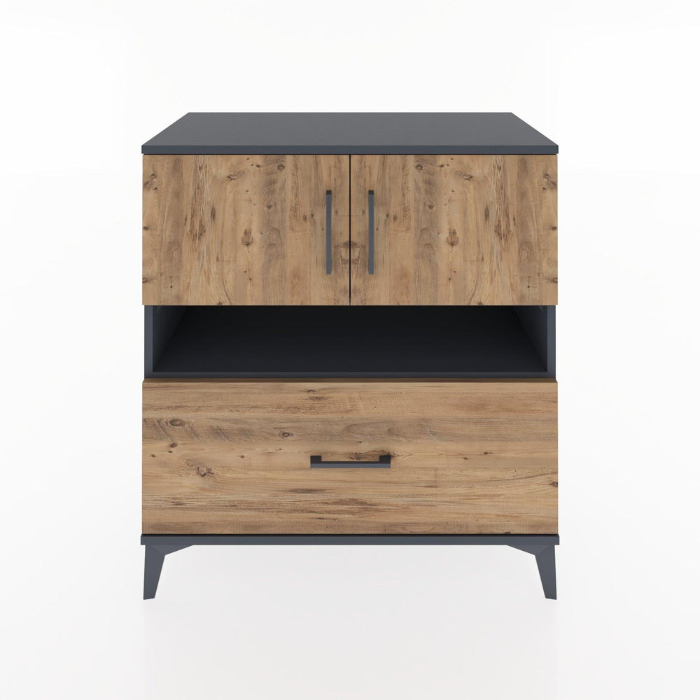 Woodntry Modular Dresser Anthracite 88x44x84 cm Functional F112-2