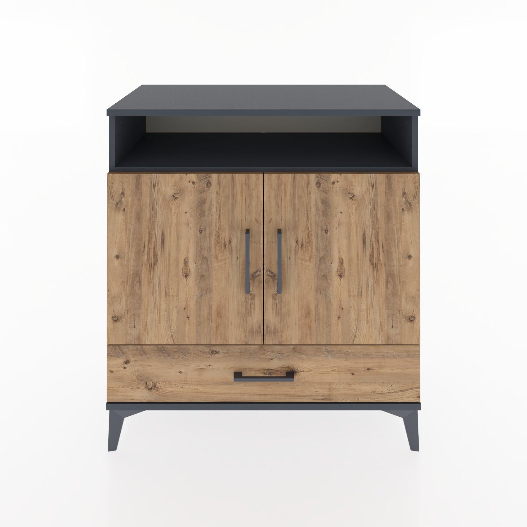 Woodntry Modular Dresser Anthracite 88x44x84 cm Functional F62-2