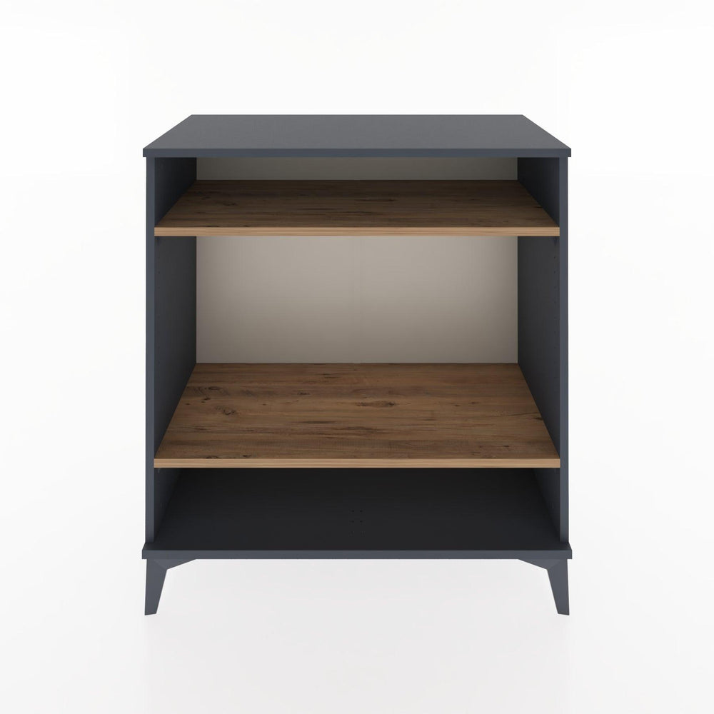 Woodntry Modüler Şifonyer Antrasit 88x44x84 cm Raflı R122-2