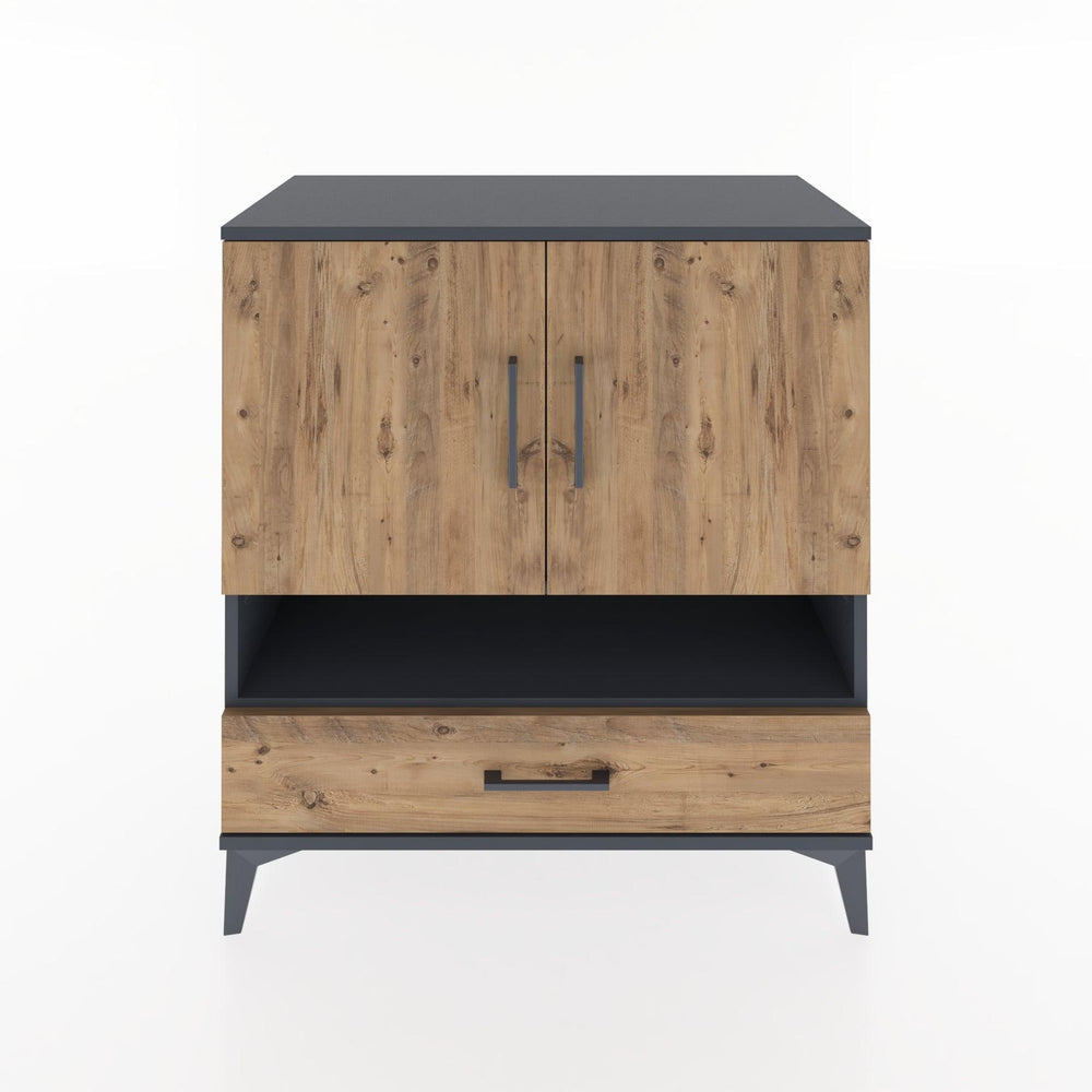 Woodntry Modular Dresser Anthracite 88x44x84 cm Functional F30-2
