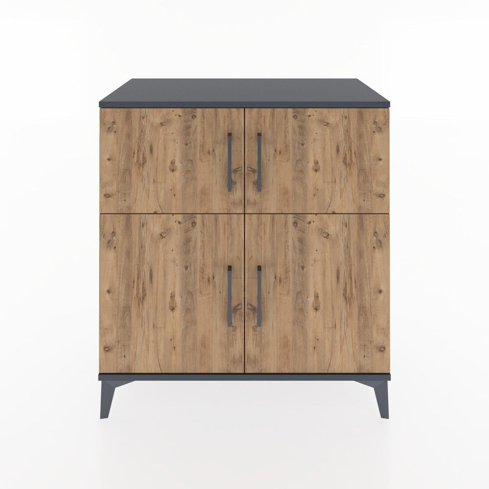 Woodntry Modular Dresser Anthracite 88x44x84 cm Covered K53-2