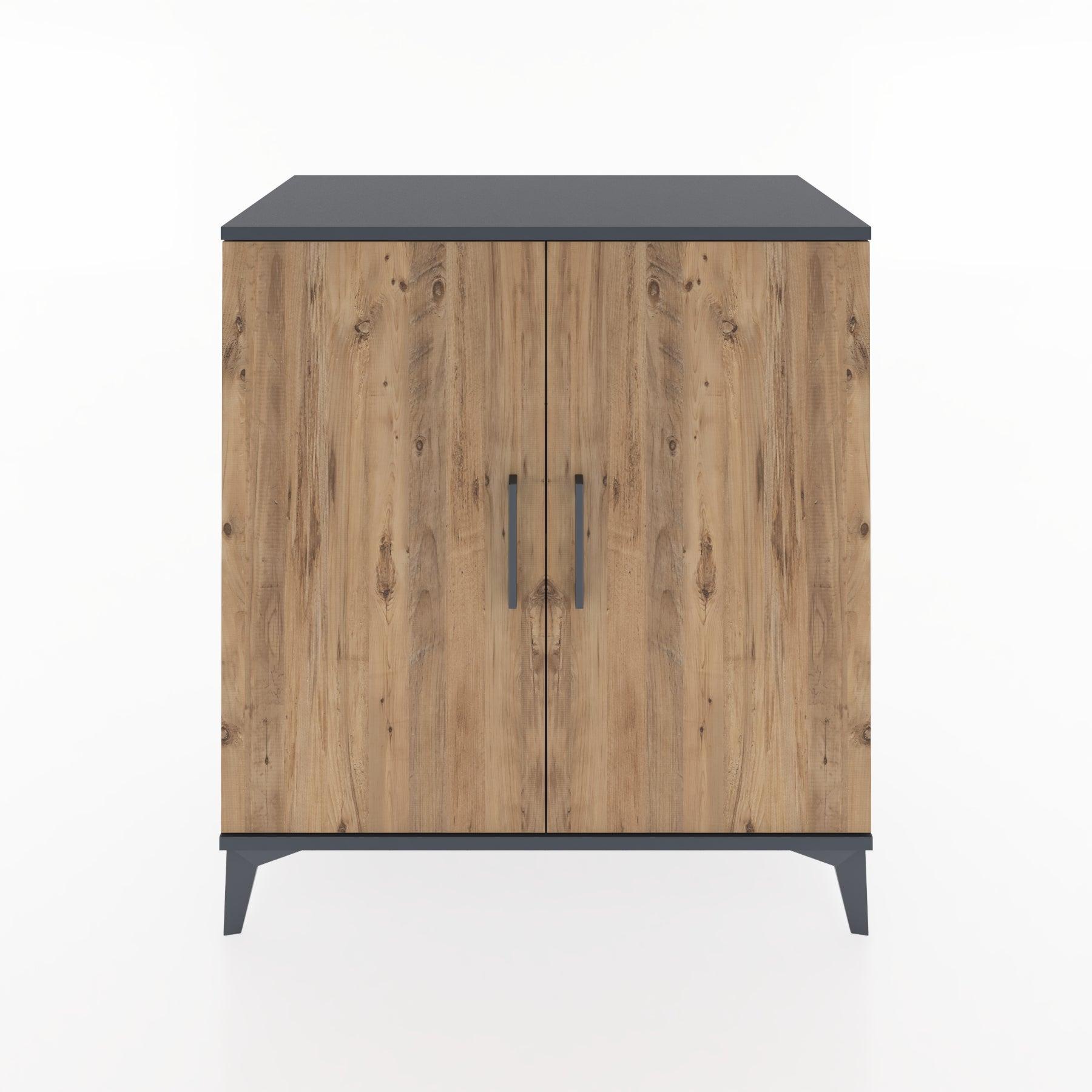 Woodntry Modular Dresser Anthracite 88x44x84 cm Covered K89-2