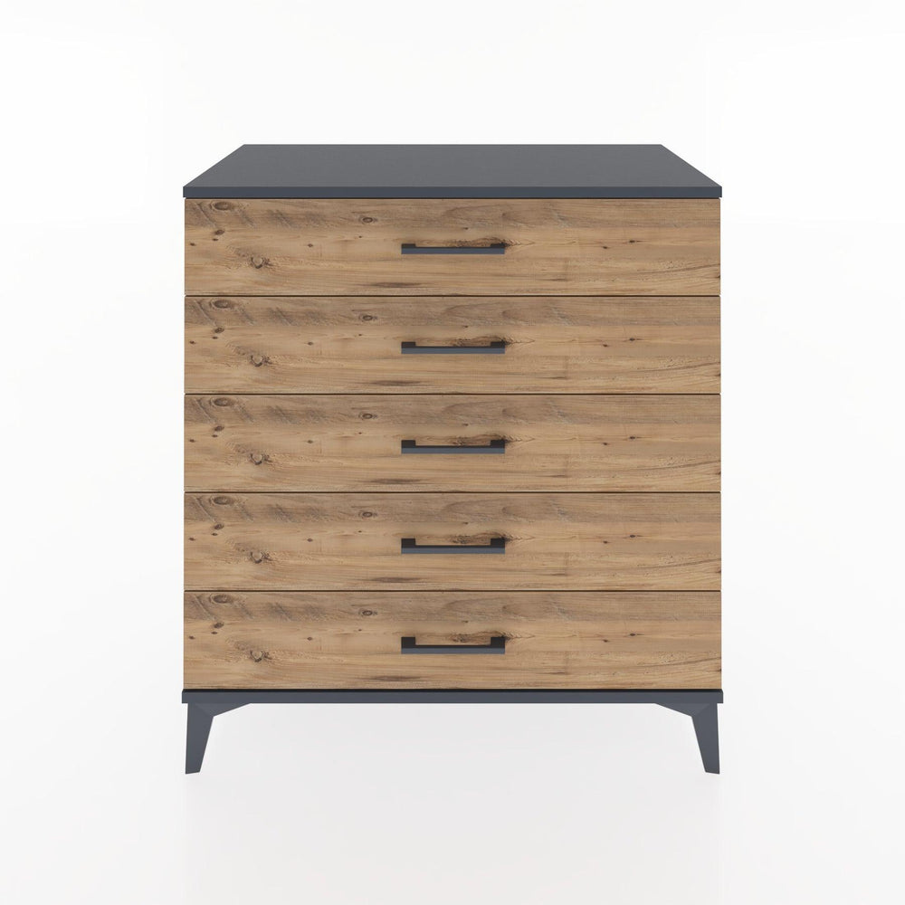 Woodntry Modular Dresser Anthracite 88x44x84 cm Drawer C9-2
