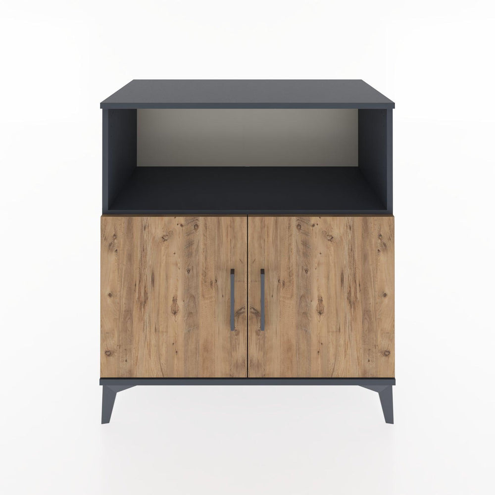 Woodntry Modular Dresser Anthracite 88x44x84 cm with Cover and Shelf KR42-2