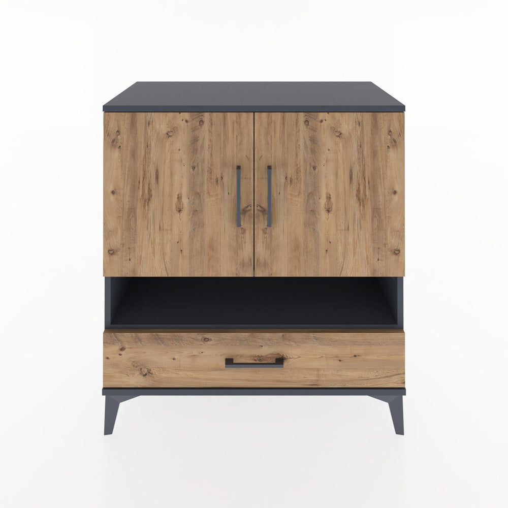 Woodntry Modular Dresser Anthracite 88x44x84 cm Functional F29-2
