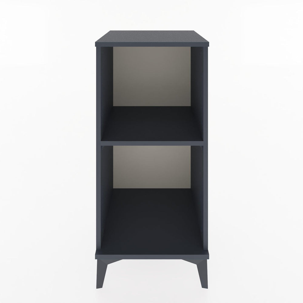 Woodntry Modular Nightstand Anthracite 44x44x84 cm with Shelf R51-2