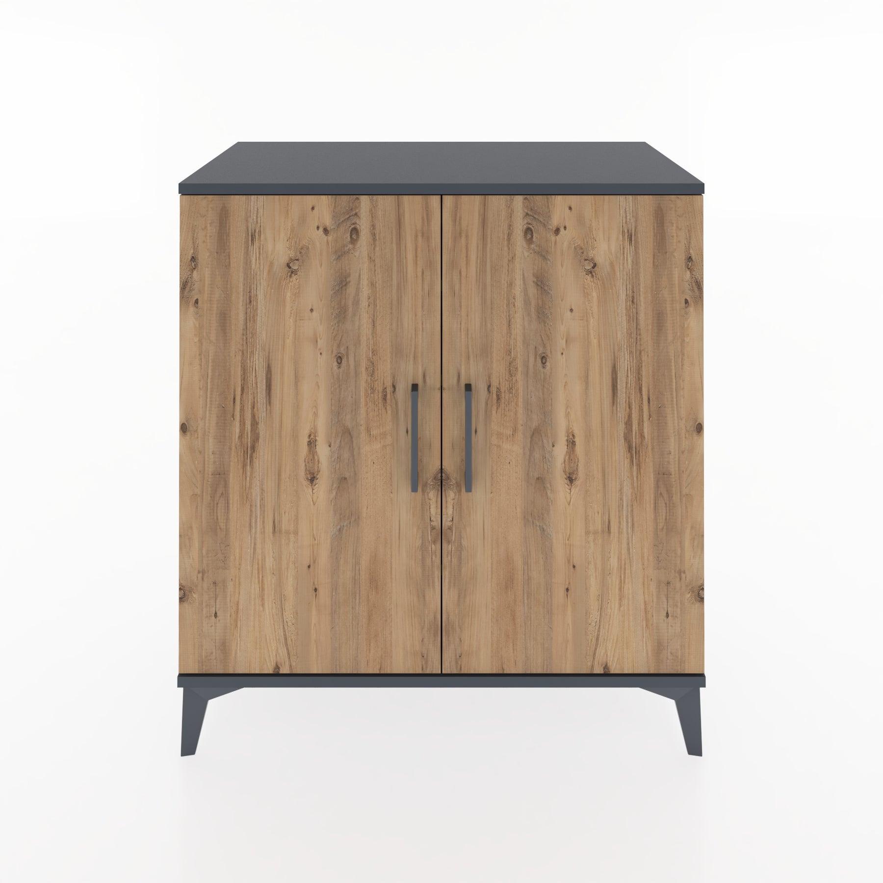 Woodntry Modular Dresser Anthracite 88x44x84 cm with Cover K86-2